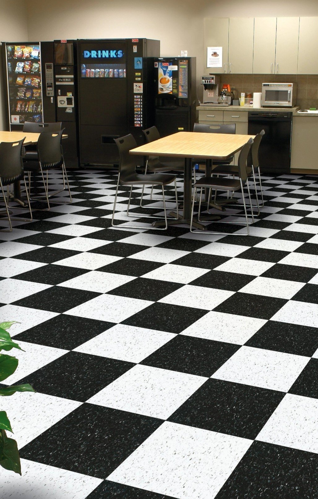 Commercial flooring installation